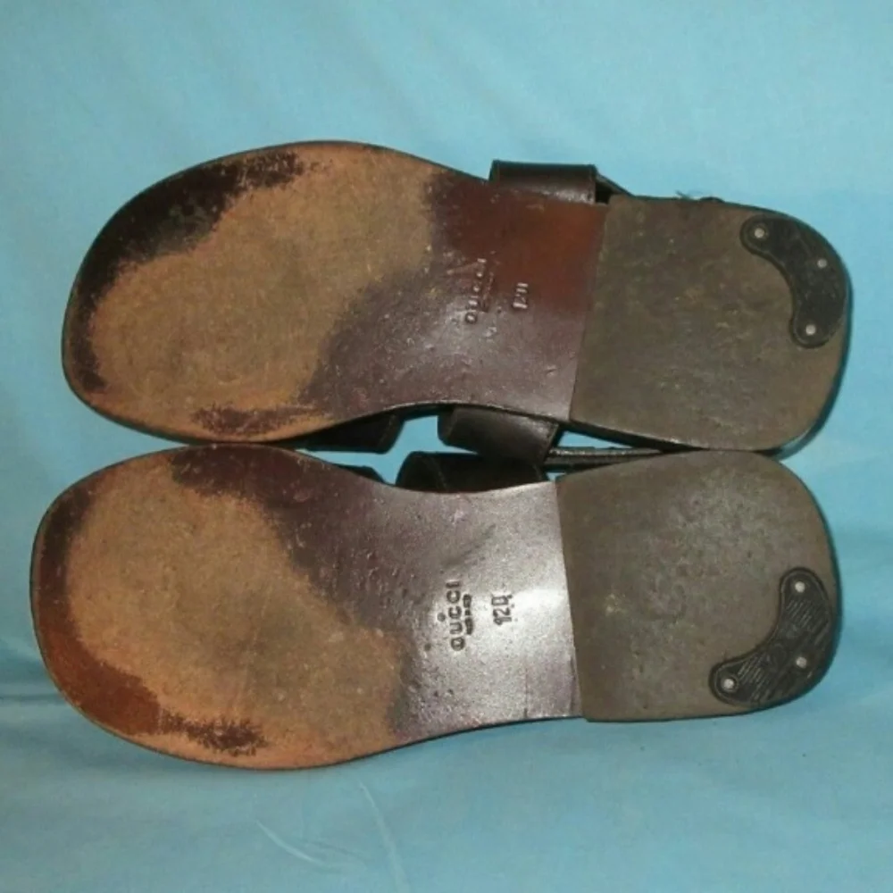 Vintage Gucci Sandals Size 12D From the Tom Ford Era - Picture 7 of 12